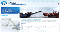 Desktop Screenshot of alphacommodities.net